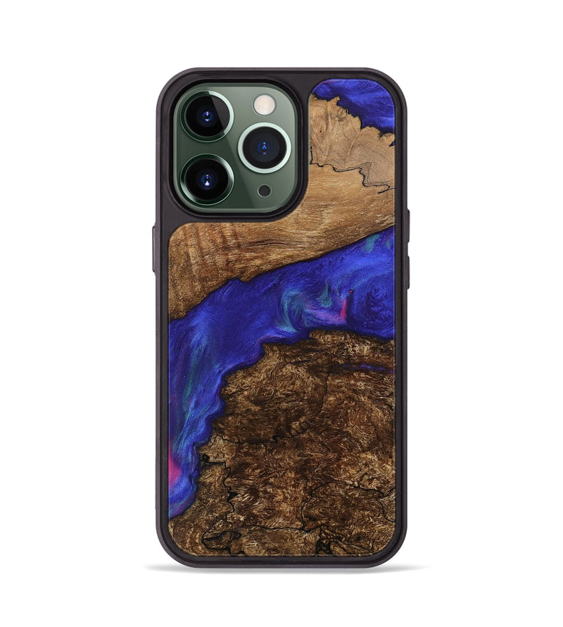 iPhone 13 Pro Wood Phone Case - Danelle (Purple, 745823)