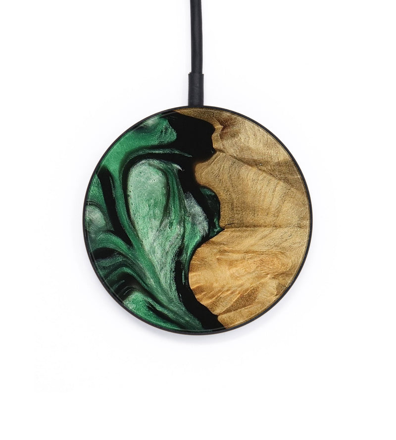 Circle Wood Wireless Charger - Anders (Green, 745827)