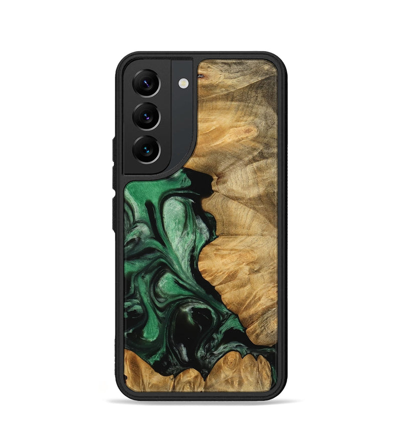 Galaxy S22 Wood Phone Case - Anders (Green, 745827)