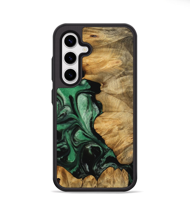 Galaxy S25 Wood Phone Case - Anders (Green, 745827)