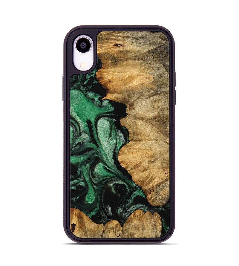 iPhone Xr Wood Phone Case - Anders (Green, 745827)