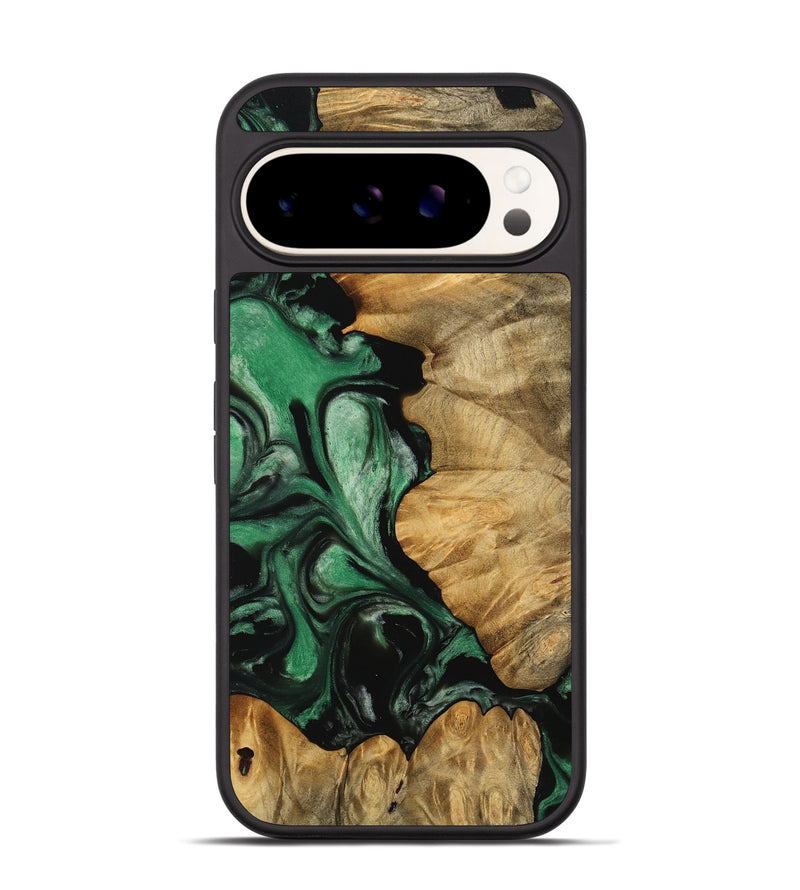 Pixel 9 Wood Phone Case - Anders (Green, 745827)