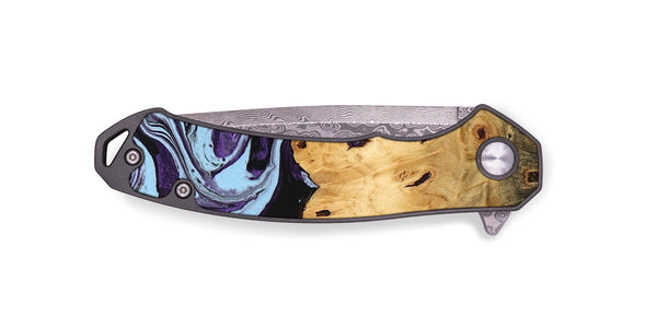 EDC Wood Pocket Knife - Camren (Purple, 745852)