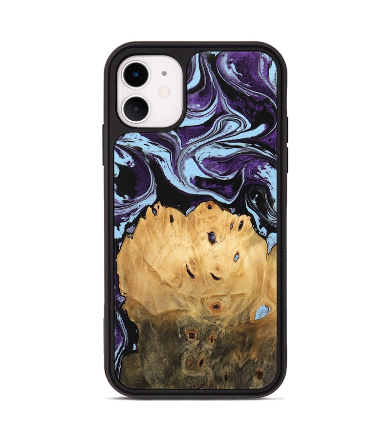 iPhone 11 Wood Phone Case - Camren (Purple, 745852)