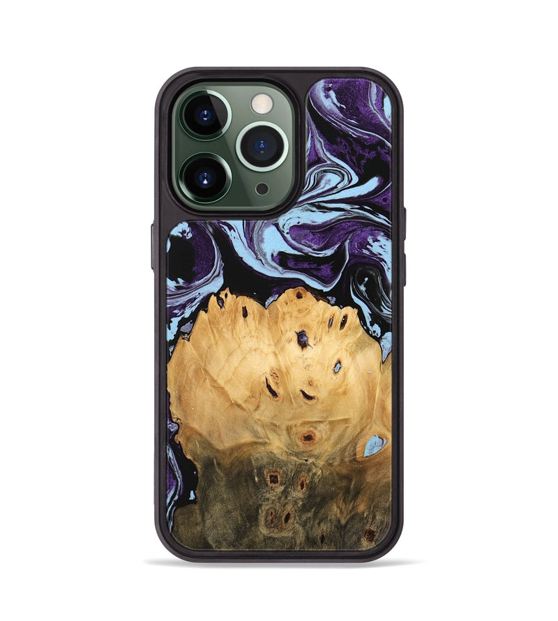 iPhone 13 Pro Wood Phone Case - Camren (Purple, 745852)