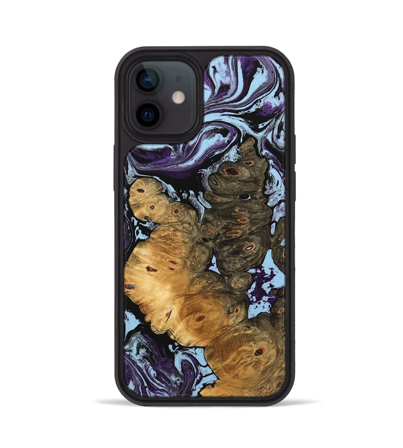 iPhone 12 Wood Phone Case - Ryann (Purple, 745853)