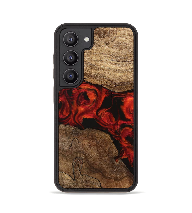 Galaxy S23 Wood Phone Case - Marley (Red, 745856)