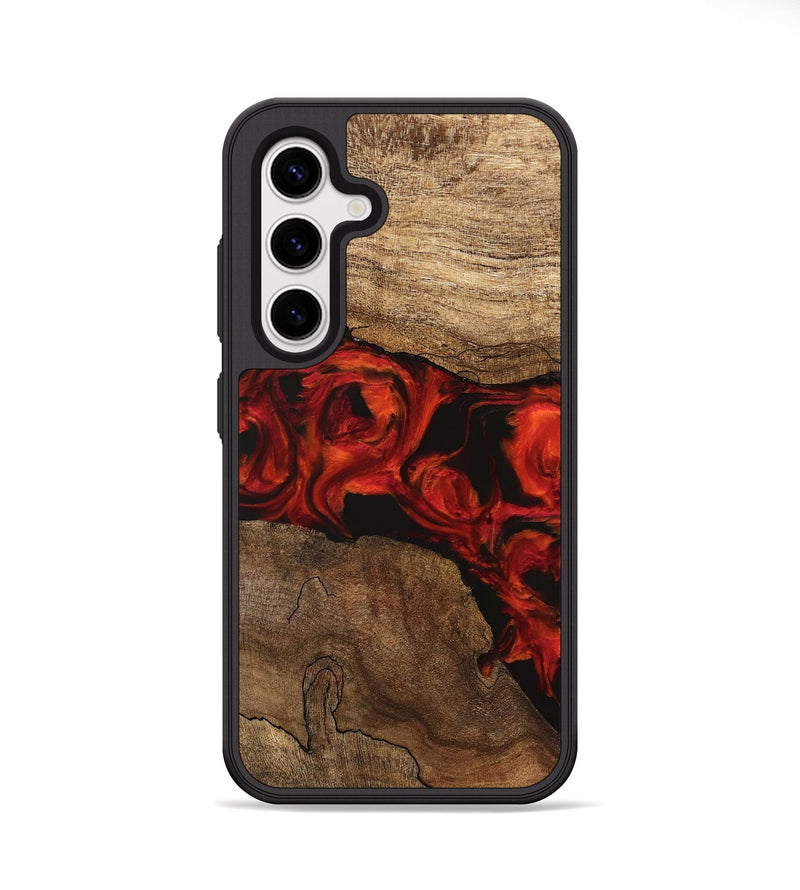 Galaxy S25 Wood Phone Case - Marley (Red, 745856)