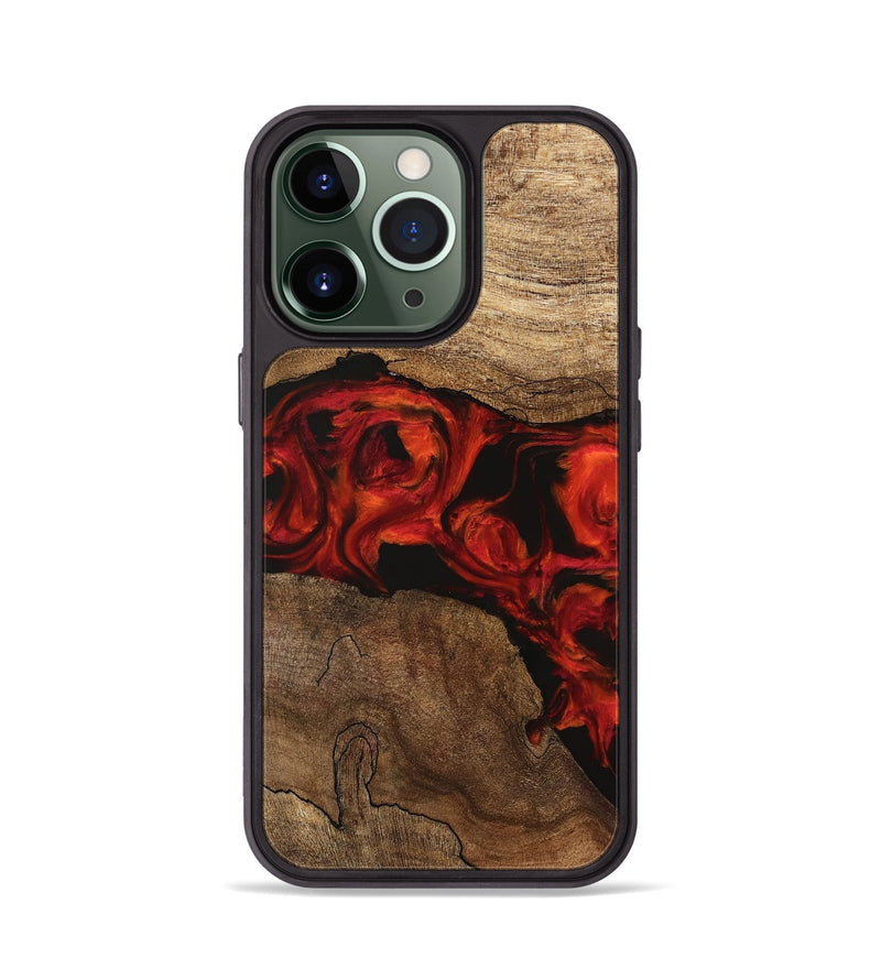 iPhone 13 Pro Wood Phone Case - Marley (Red, 745856)