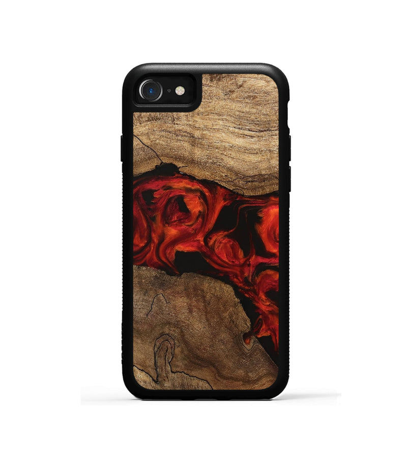 iPhone SE Wood Phone Case - Marley (Red, 745856)