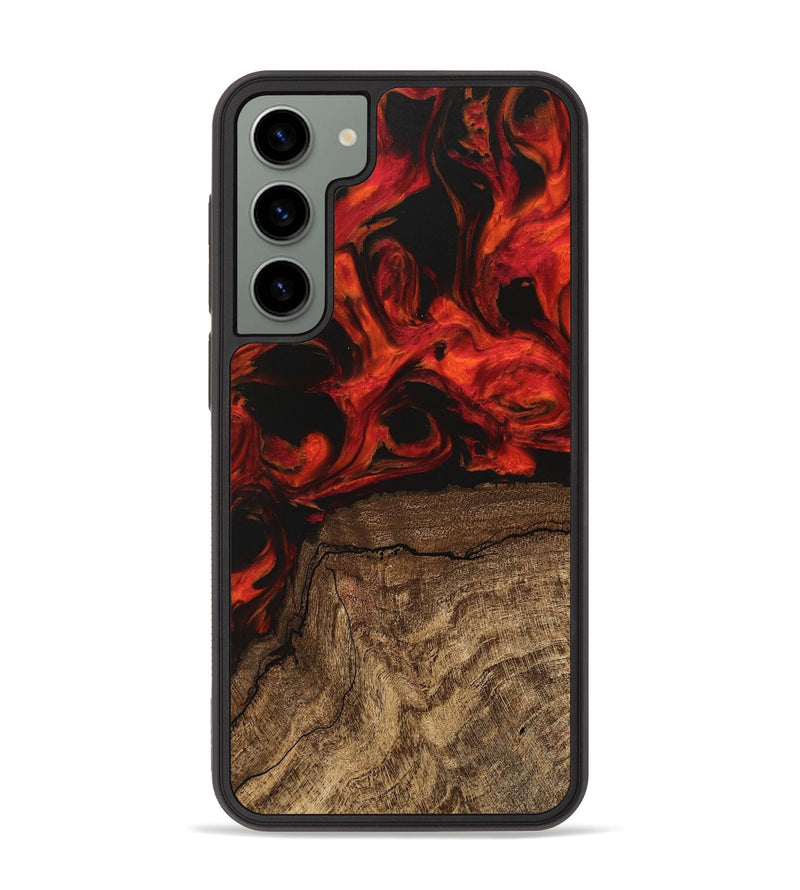 Galaxy S23 Plus Wood Phone Case - Deanne (Red, 745857)