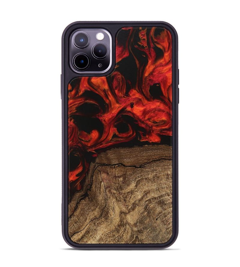 iPhone 11 Pro Max Wood Phone Case - Deanne (Red, 745857)