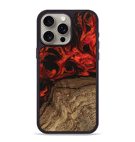 iPhone 15 Pro Max Wood Phone Case - Deanne (Red, 745857)