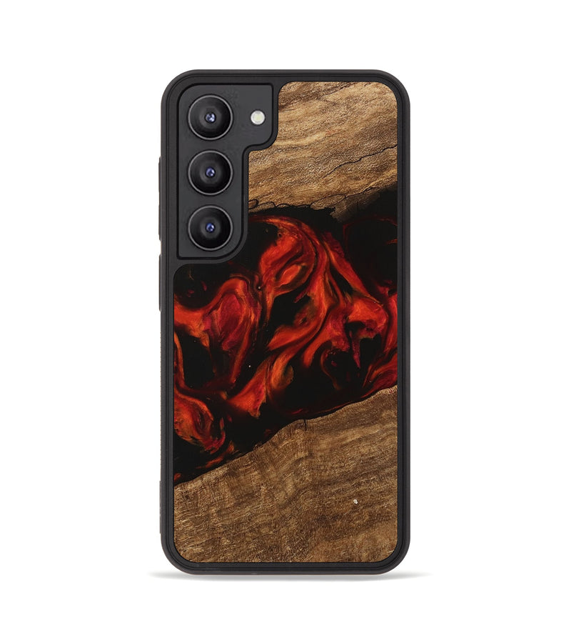 Galaxy S23 Wood Phone Case - Leon (Red, 745863)