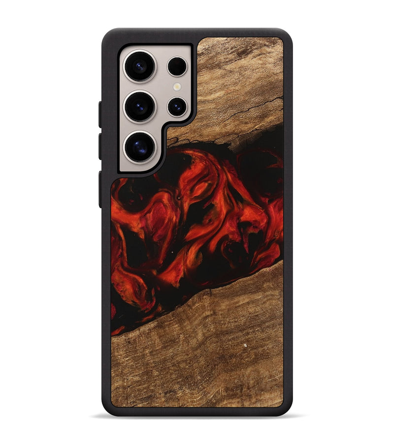 Galaxy S25 Ultra Wood Phone Case - Leon (Red, 745863)