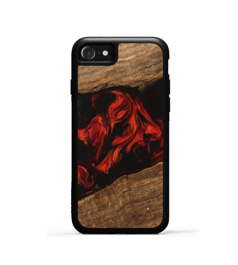 iPhone SE Wood Phone Case - Leon (Red, 745863)