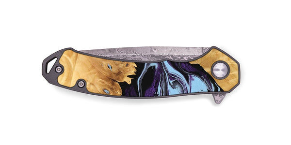 EDC Wood Pocket Knife - Junius (Purple, 745864)