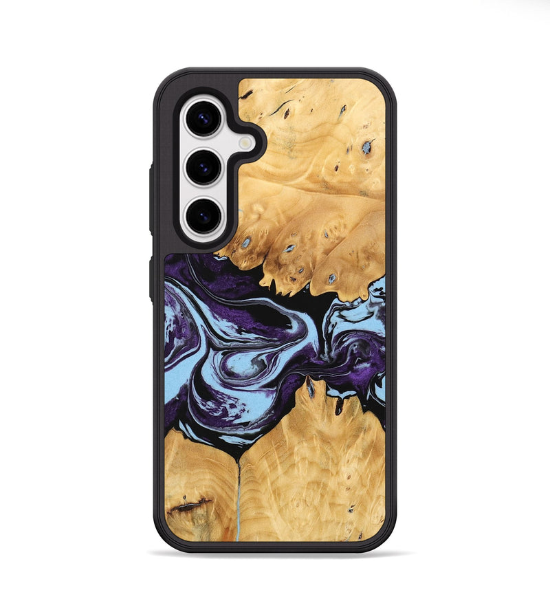 Galaxy S25 Wood Phone Case - Junius (Purple, 745864)