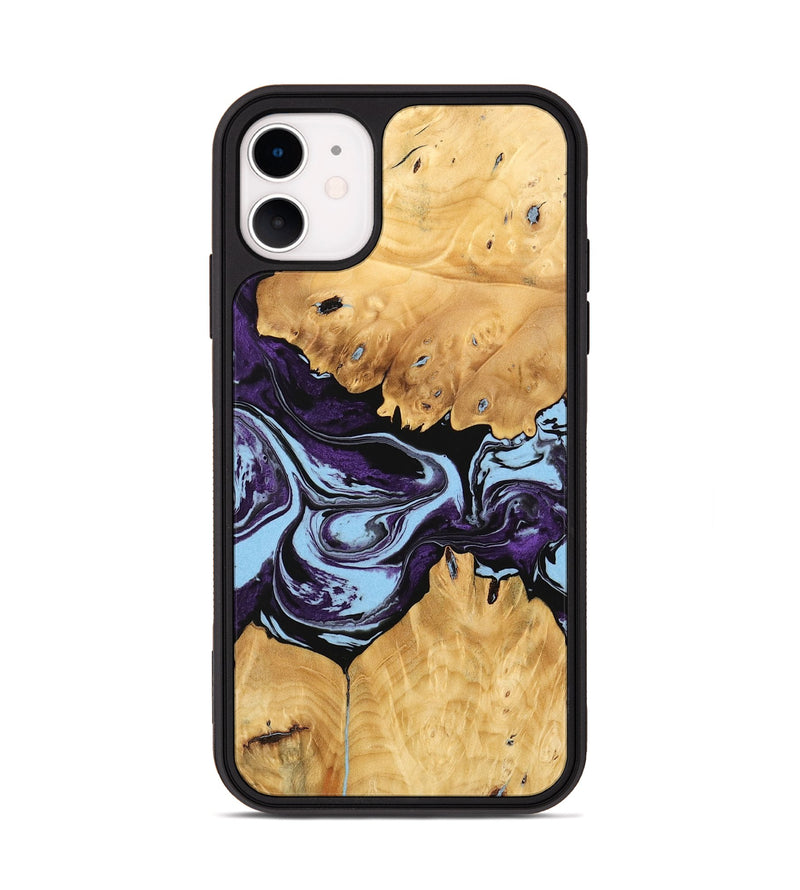 iPhone 11 Wood Phone Case - Junius (Purple, 745864)