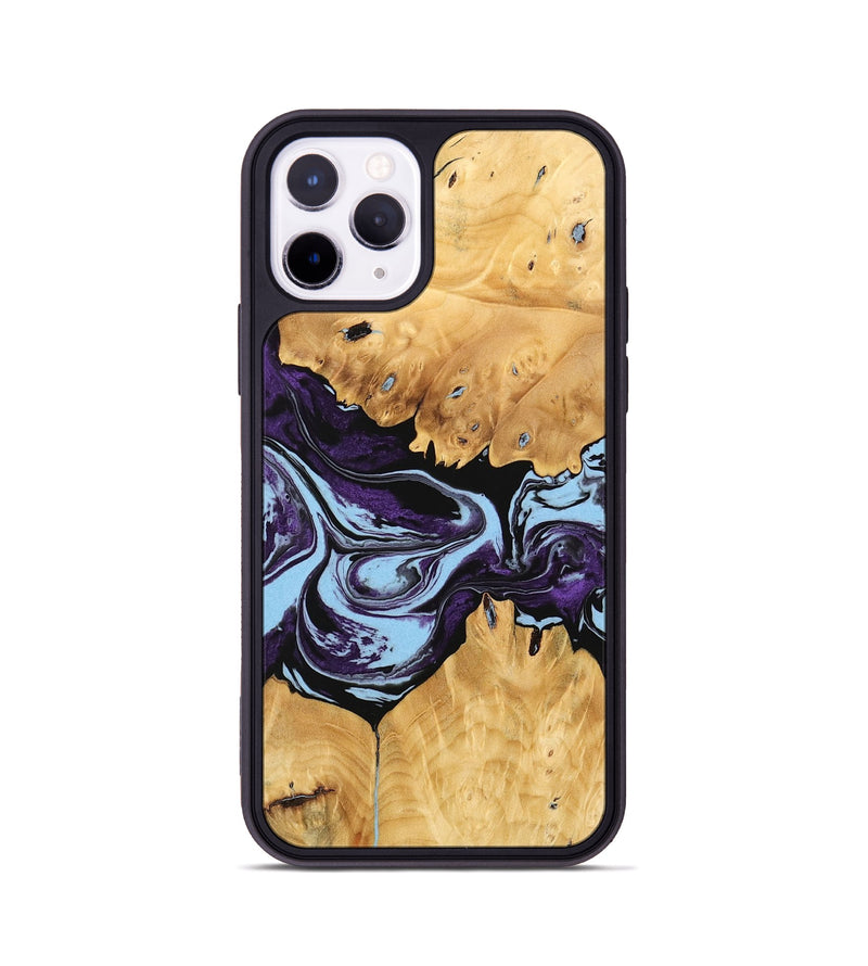 iPhone 11 Pro Wood Phone Case - Junius (Purple, 745864)