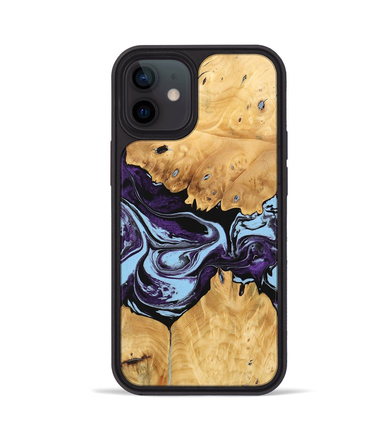 iPhone 12 Wood Phone Case - Junius (Purple, 745864)