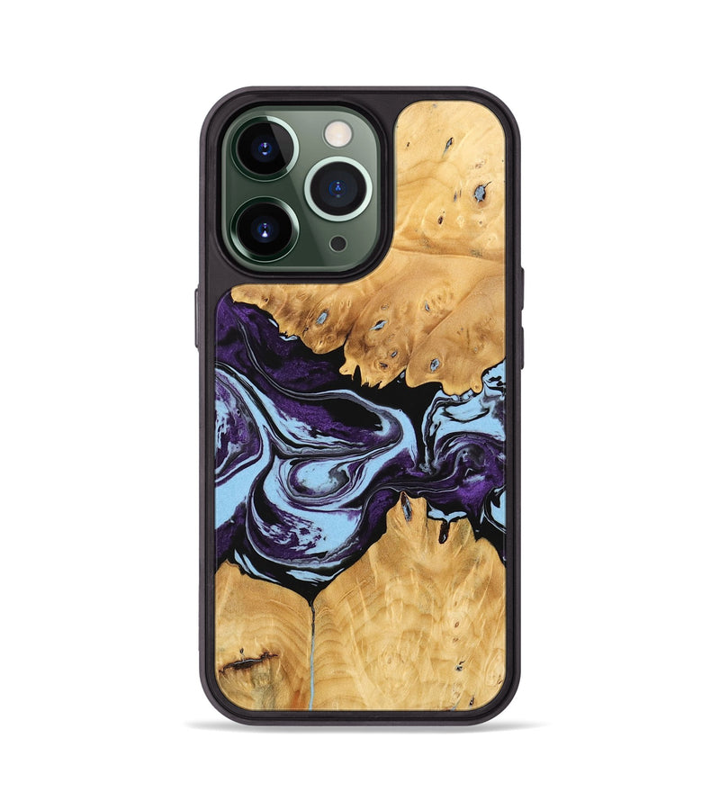 iPhone 13 Pro Wood Phone Case - Junius (Purple, 745864)