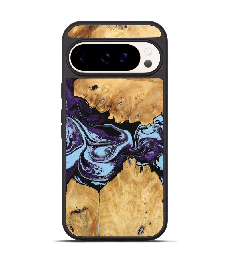 Pixel 9 Wood Phone Case - Junius (Purple, 745864)