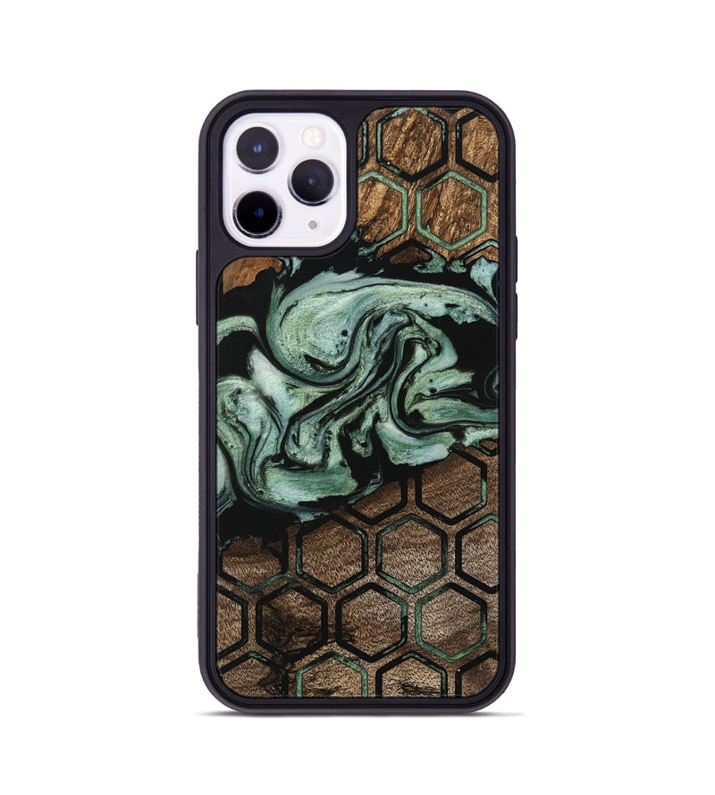 iPhone 11 Pro Wood Phone Case - Elza (Pattern, 745866)