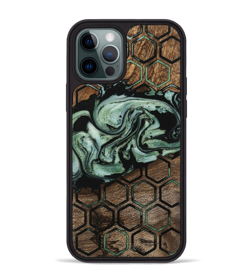 iPhone 12 Pro Max Wood Phone Case - Elza (Pattern, 745866)