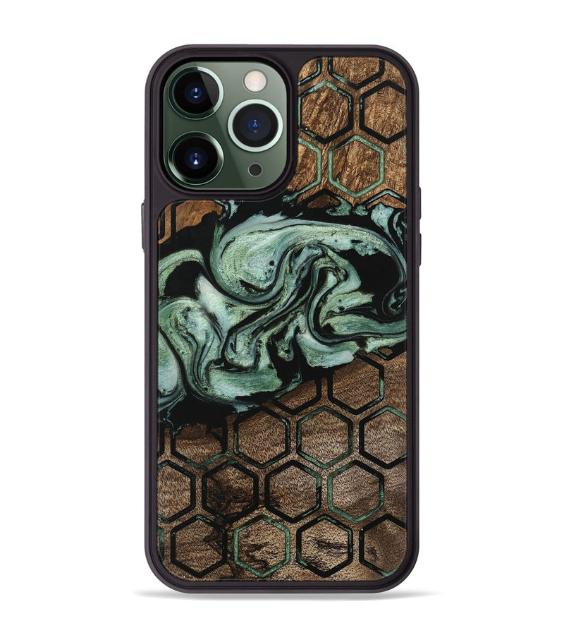 iPhone 13 Pro Max Wood Phone Case - Elza (Pattern, 745866)