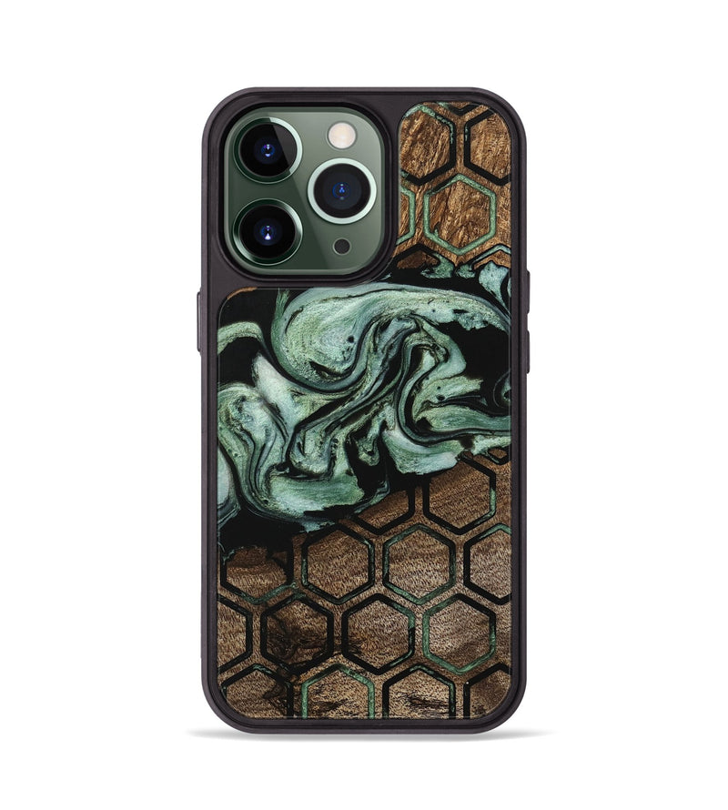 iPhone 13 Pro Wood Phone Case - Elza (Pattern, 745866)