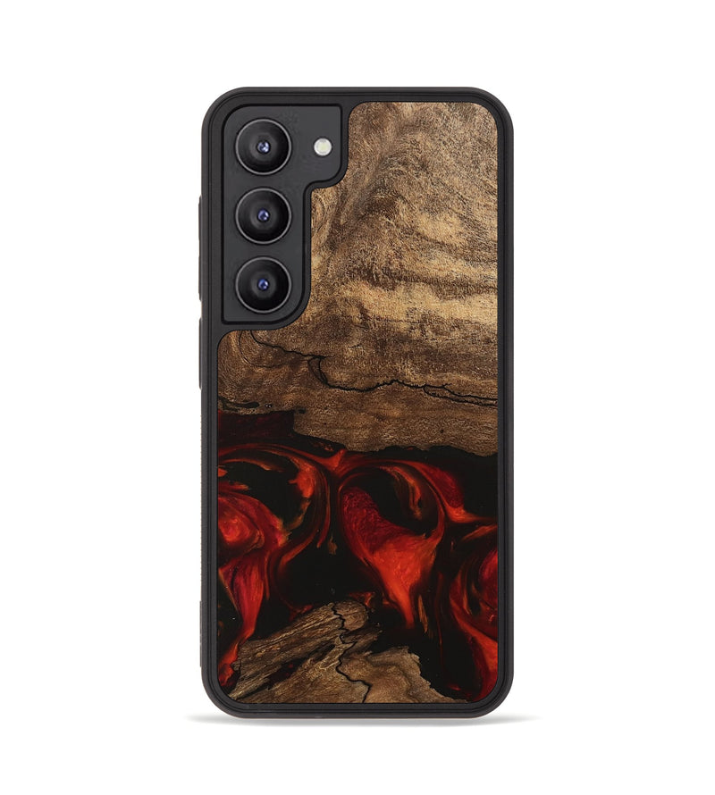 Galaxy S23 Wood Phone Case - Legend (Red, 745868)