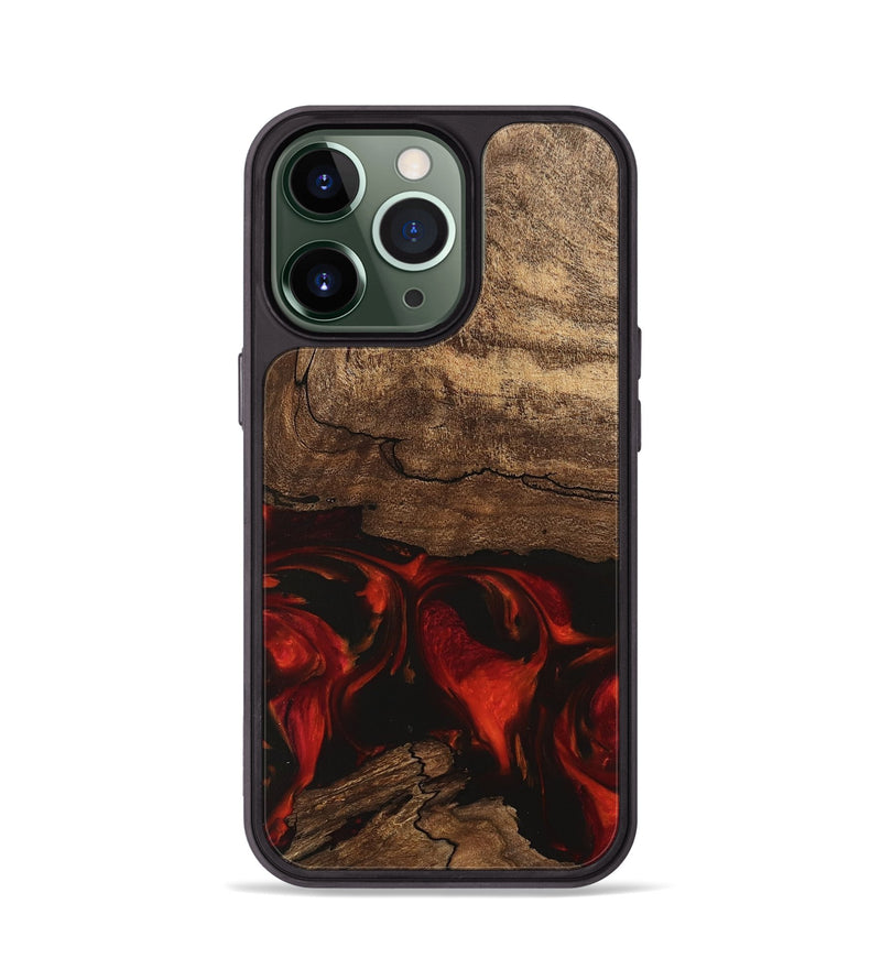 iPhone 13 Pro Wood Phone Case - Legend (Red, 745868)