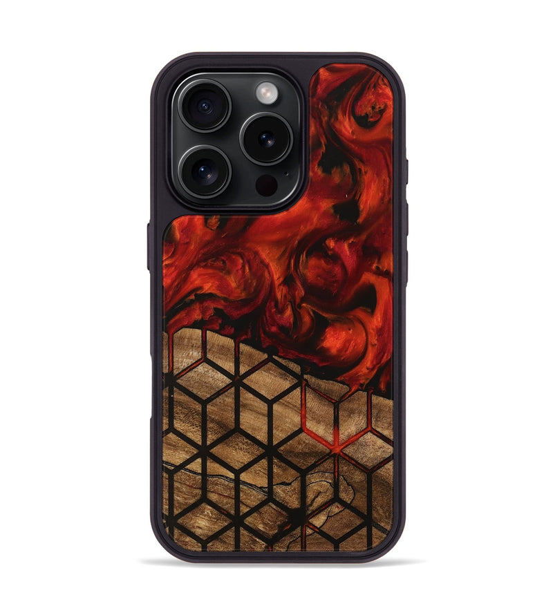 iPhone 16 Pro Wood Phone Case - Marcy (Pattern, 745869)