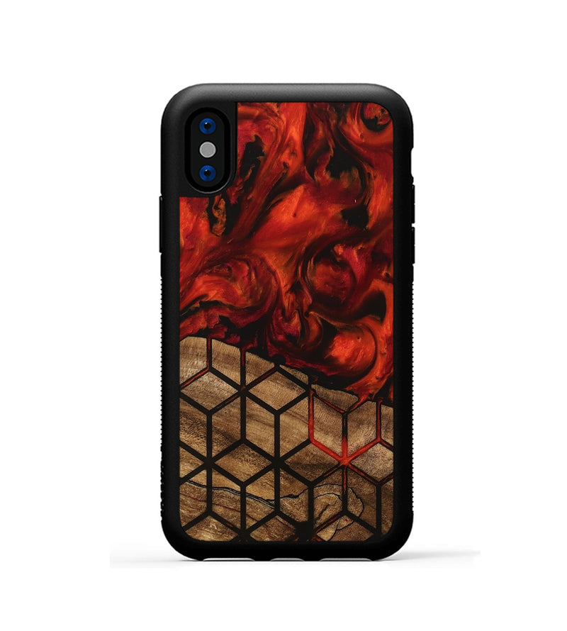 iPhone Xs Wood Phone Case - Marcy (Pattern, 745869)