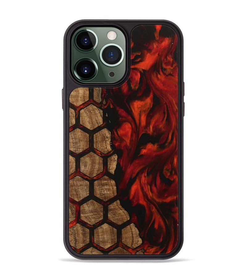 iPhone 13 Pro Max Wood Phone Case - Odie (Pattern, 745870)