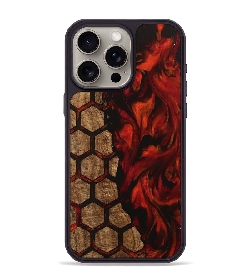 iPhone 15 Pro Max Wood Phone Case - Odie (Pattern, 745870)