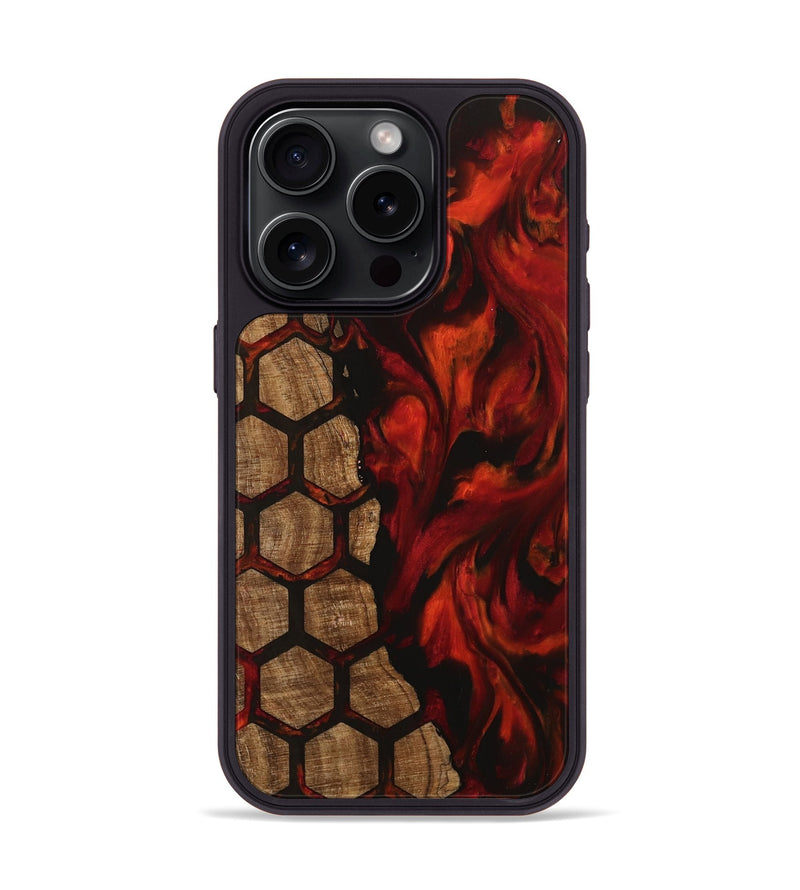 iPhone 15 Pro Wood Phone Case - Odie (Pattern, 745870)