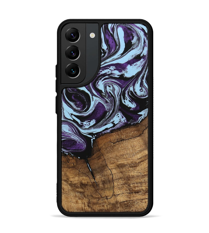 Galaxy S22 Plus Wood Phone Case - Qiana (Purple, 745872)