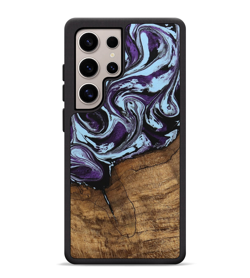 Galaxy S25 Ultra Wood Phone Case - Qiana (Purple, 745872)