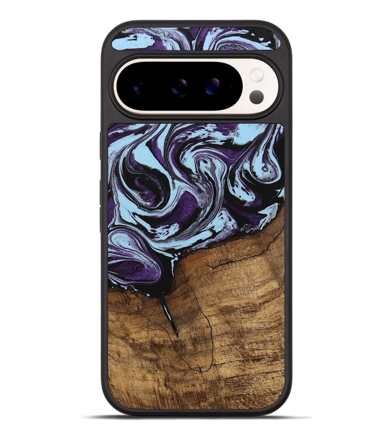 Pixel 9 Pro XL Wood Phone Case - Qiana (Purple, 745872)