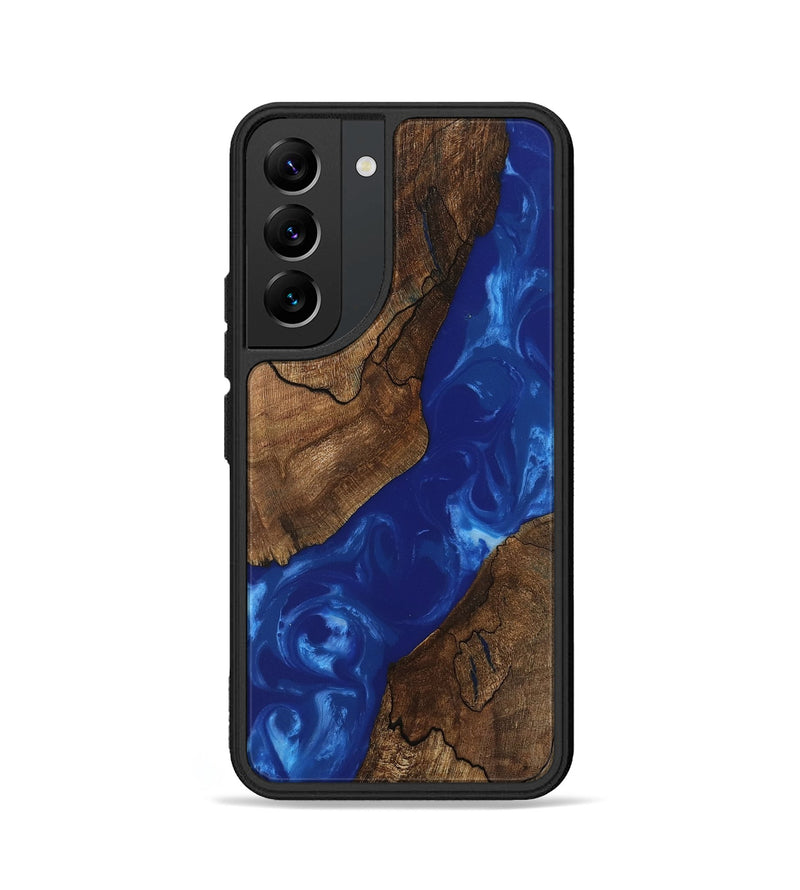 Galaxy S22 Wood Phone Case - Ocean (Blue, 745873)