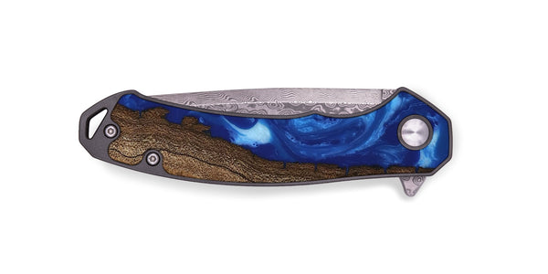 EDC Wood Pocket Knife - Emogene (Blue, 745874)