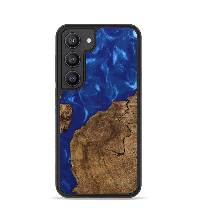 Galaxy S23 Wood Phone Case - Susie (Blue, 745875)