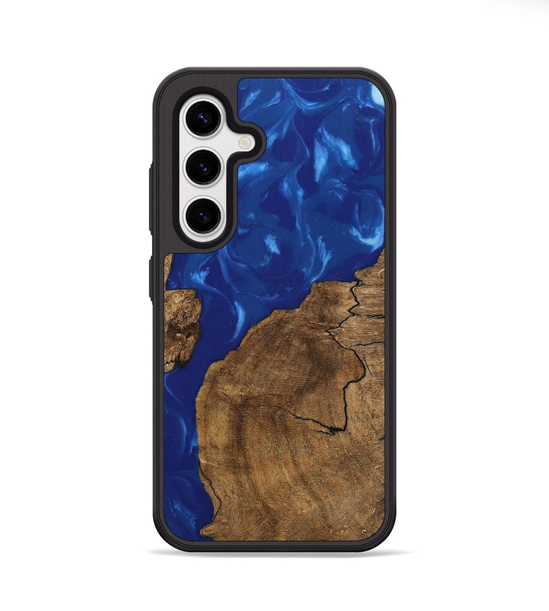 Galaxy S25 Wood Phone Case - Susie (Blue, 745875)