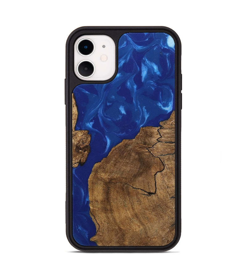 iPhone 11 Wood Phone Case - Susie (Blue, 745875)