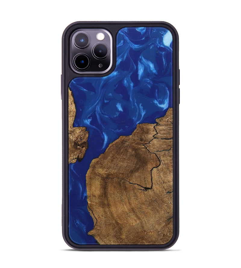 iPhone 11 Pro Max Wood Phone Case - Susie (Blue, 745875)