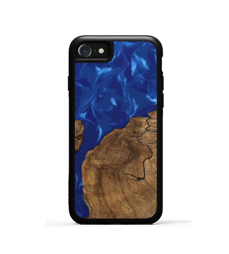 iPhone SE Wood Phone Case - Susie (Blue, 745875)