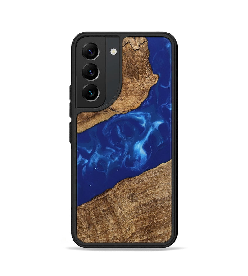 Galaxy S22 Wood Phone Case - Hollis (Blue, 745876)