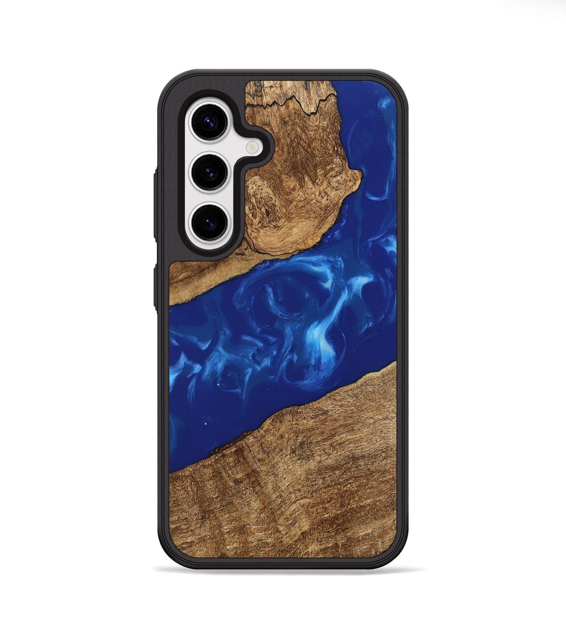 Galaxy S25 Plus Wood Phone Case - Hollis (Blue, 745876)